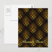 Gold Modern Boho Elegant Abstract Art Pattern #502 Briefkaart (Voorkant / Achterkant)