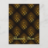 Gold Modern Boho Elegant Abstract Art Pattern #502 Briefkaart (Voorkant)