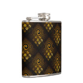 Gold Modern Boho Elegant Abstract Art Pattern #502 Heupfles (Rechts)