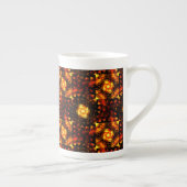 Gold Modern Boho Elegant Abstract Art Pattern #506 Porselein Kop (Rechts)