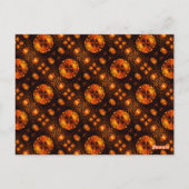 Gold Modern Boho Elegant Abstract Art Pattern #507 Briefkaart (Achterkant)