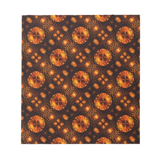 Gold Modern Boho Elegant Abstract Art Pattern #507 Notitieblok (Voorkant)