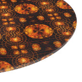 Gold Modern Boho Elegant Abstract Art Pattern #507 Snijplank (Hoek)