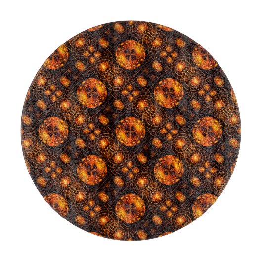 Gold Modern Boho Elegant Abstract Art Pattern #507 Snijplank (Voorkant)