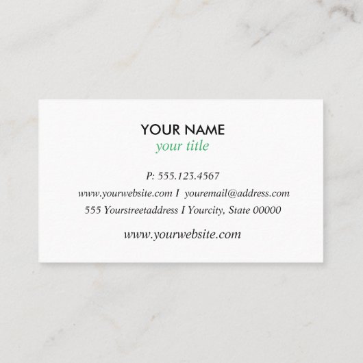 Gold Modern Trendy Cleaning Services logo Visitekaartje (Achterkant)