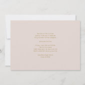 Gold Modern Typografie Foto Collage Afstuderen Kaart (Achterkant)