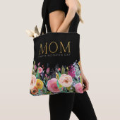 Gold MOM - Aangepast | Vivid Floral | MOEDERDAG | Tote Bag (Dichtbij)