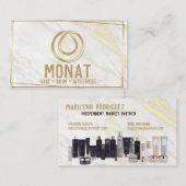 Gold Monat Visitekaartje (Voorkant / Achterkant)