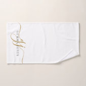 Gold Monogram Bad Handdoek (Handdoek)