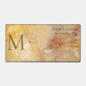 Gold Monogram Bureaumat (Voorkant)