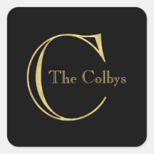 Gold Monogram C en naam op elke kleur