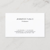 Gold Monogram Creatief Ontwerp Modern Professional Visitekaartje (Achterkant)