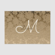 Gold Monogram Elegant Modern Girly