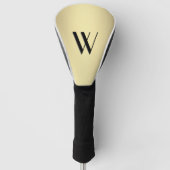 Gold Monogram Golfheadcover (Voorkant)