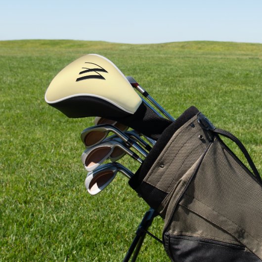 Gold Monogram Golfheadcover (Insitu)