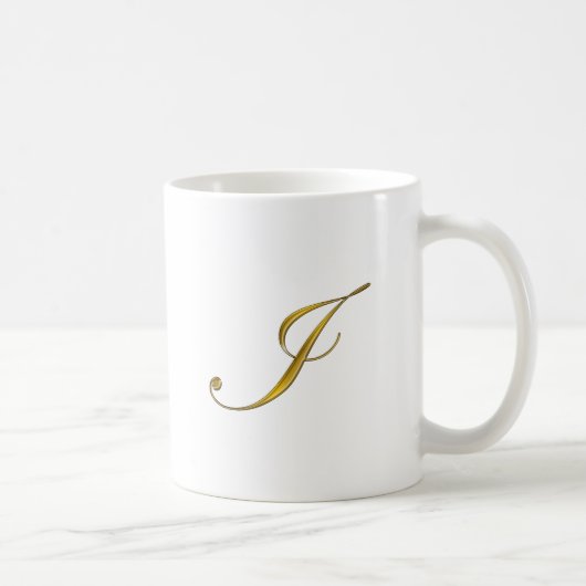 Gold Monogram I Koffiemok (Rechts)