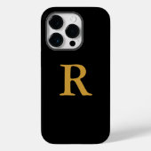 Gold Monogram iPhone / iPad case (Achterkant)