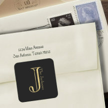 Gold Monogram J en naam op elke kleur