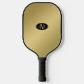 Gold Monogram Pickleball Paddle (Voorkant)