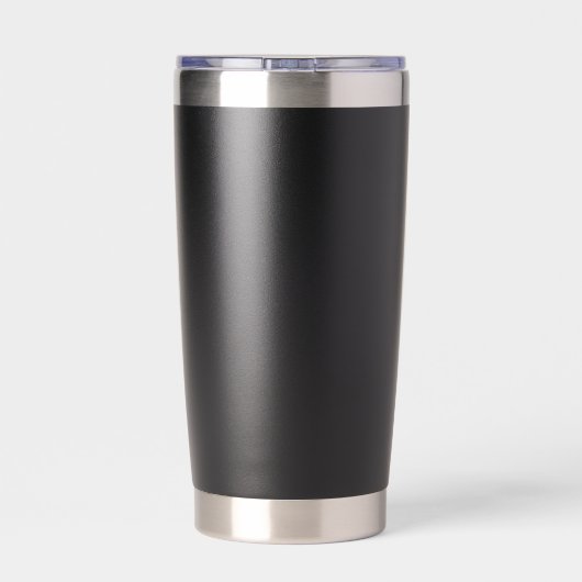 Gold Monogram S - Shine Motivational Black Tumbler Geïsoleerde Drinkbeker (Achterkant)