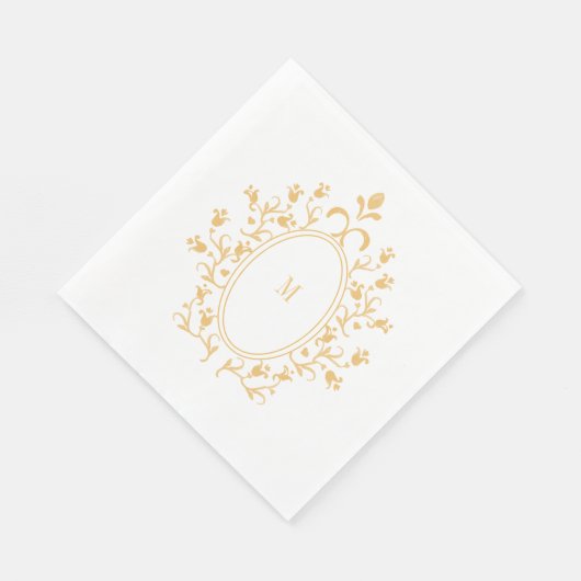 Gold Monogram Servet (Hoek)