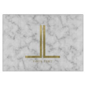 Gold Monogram Snijplank (Voorkant)