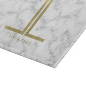 Gold Monogram Snijplank (Hoek)