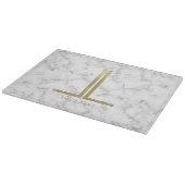 Gold Monogram Snijplank (Hoek)