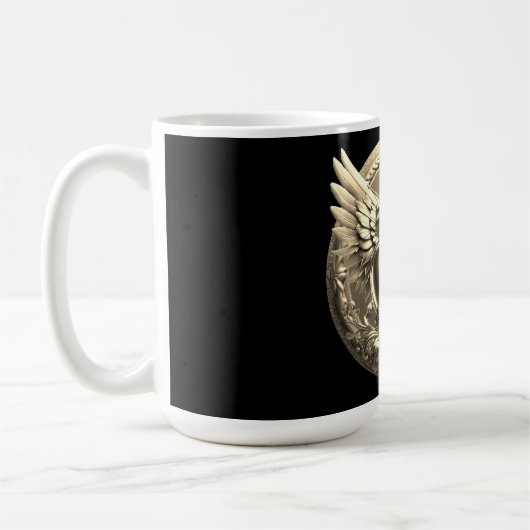 Gold Monogram Template  Koffiemok (Links)