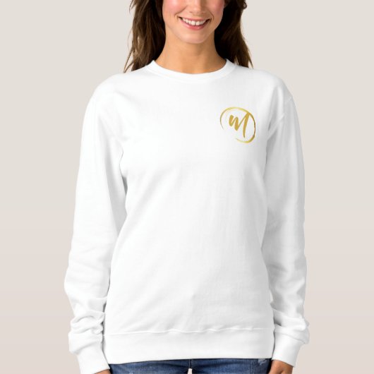 Gold Monogram Trui (Voorkant)