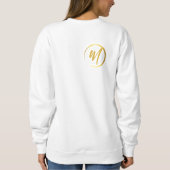 Gold Monogram Trui (Achterkant)