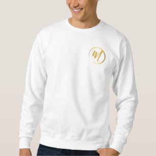 Gold Monogram Trui