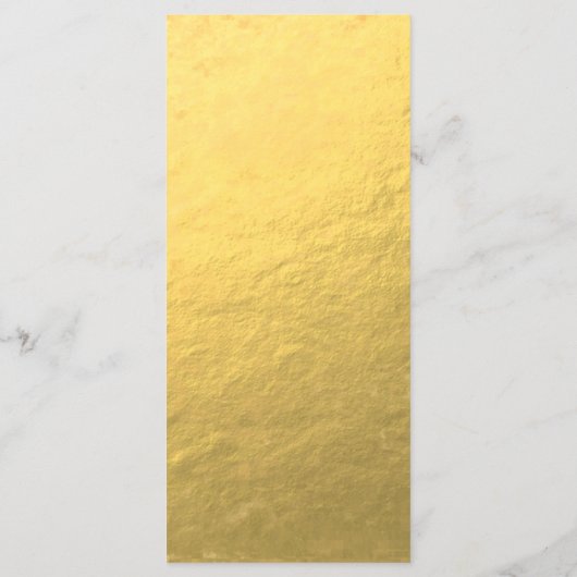 Gold Monogram WeddenMenu Card Menu (Achterkant)