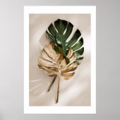 GOLD MONSTERA NO1-POSTER POSTER (Voorkant)