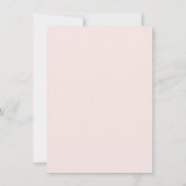 Gold Moon and Stars Roze Baby shower Dank je Bedankkaart (Achterkant)