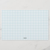 Gold moon en stars baby shower advies wenskaart briefpapier (Achterkant)