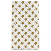 Gold Moon en Stars Baby shower Klein Cadeauzakje (Achterkant)