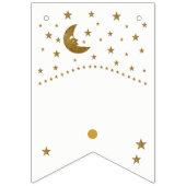 Gold Moon en Stars Baby shower Vlaggetjes (Tweede vlag)