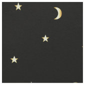 Gold Moon en sterren Stof (Close Up)