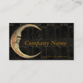 Gold Moon Grunge Visitekaartje (Achterkant)