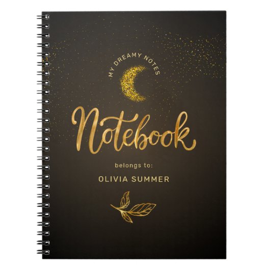 Gold Moon Notitieboek (Voorkant)