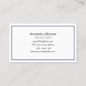 Gold Moon Phases Astrology Yoga Holistic Healer Visitekaartje (Achterkant)