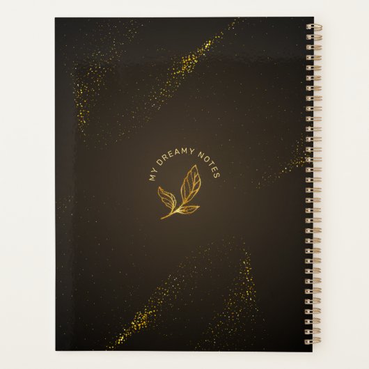 Gold Moon Planner (Achterkant)