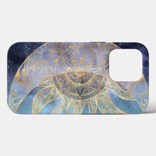 Gold Moon Sun Mandala Celestial Design Case-Mate iPhone Case (Achterkant (horizontaal))