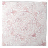 Gold Moon Sun Mandala Celestial Design Tegeltje (Voorkant)