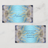 Gold Moon Sun Mandala Celestial Design Visitekaartje (Voorkant / Achterkant)