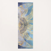 Gold Moon Sun Mandala Celestial Design Yogamat (Voorkant)