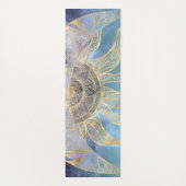 Gold Moon Sun Mandala Celestial Design Yogamat (Achterkant)