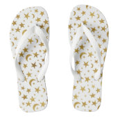 Gold Moons en sterren Teenslippers (Voetbed)