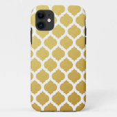 Gold Moroccan Pattern iPhone Case (Achterkant)